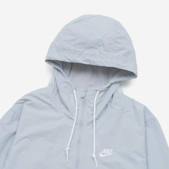 Nike Sportswear Club Futura Men's Full Zip Woven Hooded Jacket Grey 2XL - Picture 14 of 16